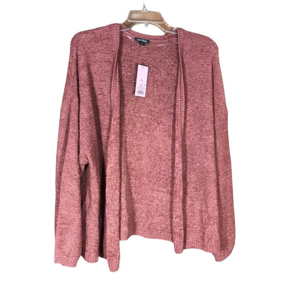 Wild Fable Womens Size XS Sweater Open Front Knit Cardigan Rose Pink New - Picture 1 of 12